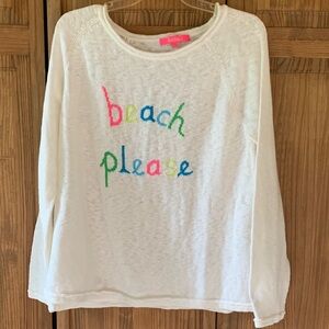 Lilly Pulitzer 'Beach Please' Long Sleeve Sweater
